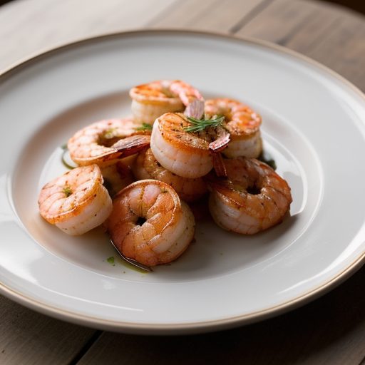 Garlicky Baked Shrimp recipe image