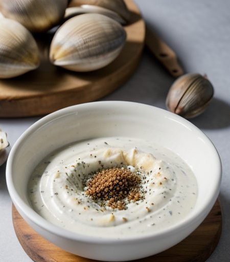Garlicky Clam Dip recipe image
