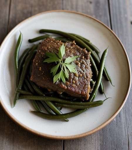 Garlicky Green Beans recipe image