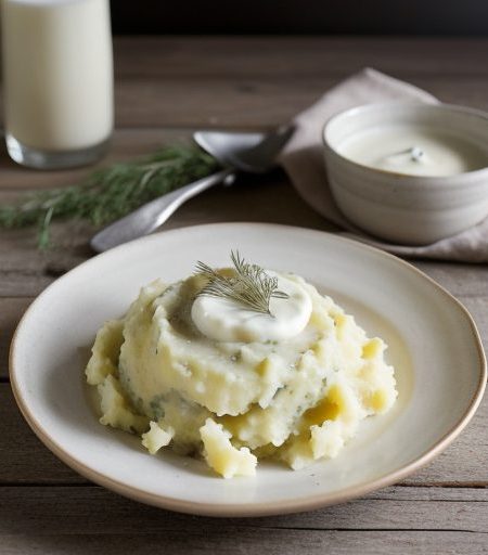 Garlicky Mashed Potatoes recipe image