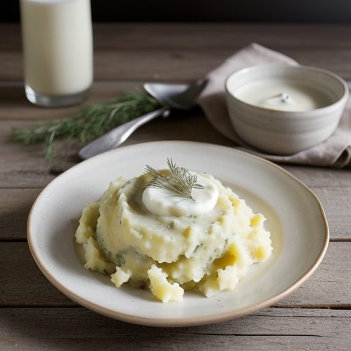 Garlicky Mashed Potatoes recipe image