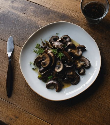 Garlicky Mushrooms recipe image