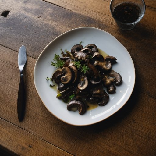 Garlicky Mushrooms recipe image