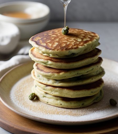 Garlicky Pork and Asparagus Pancakes recipe image