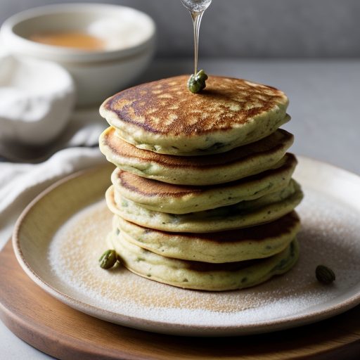 Garlicky Pork and Asparagus Pancakes recipe image