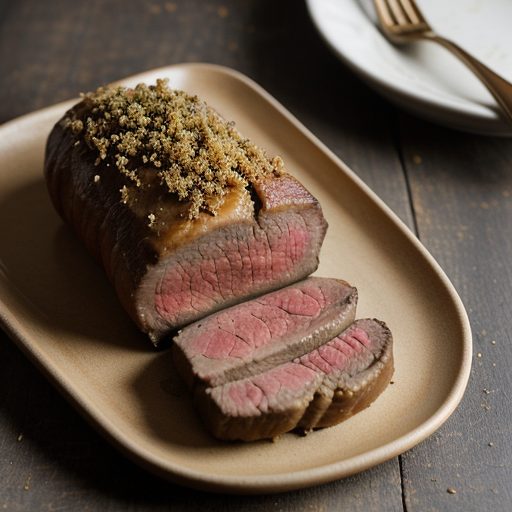 Garlicky Stuffed Steak - Menu #1 recipe image