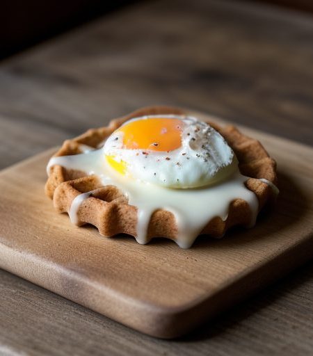Gaufre Aux Biscuits Roses recipe image