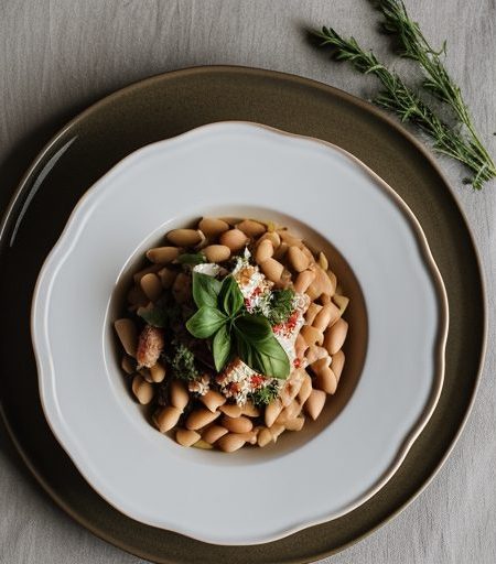 Gazpacho Pasta With Cannellini Beans recipe image