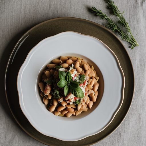Gazpacho Pasta With Cannellini Beans recipe image