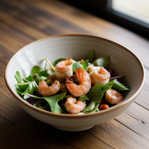 Gazpacho Shrimp & Artichoke Salad recipe image