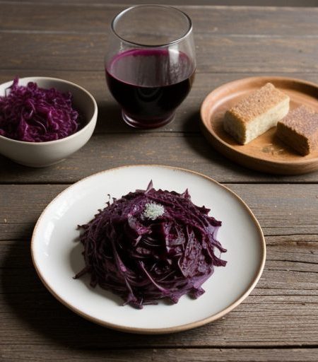 Gedunstetes Rotkraut in Rotwein (Braised Red Cabbage recipe image