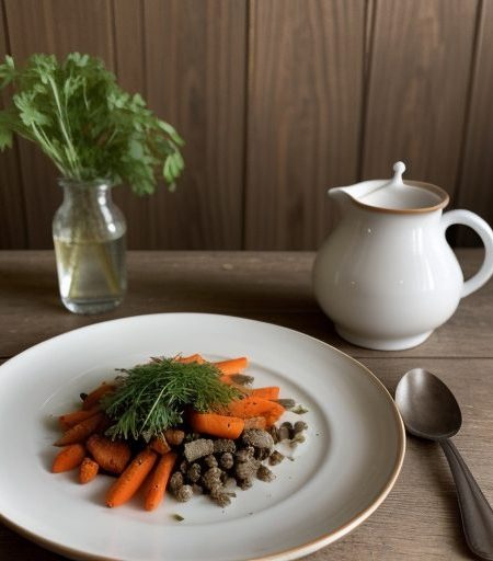 Geef Strips and Carrots recipe image