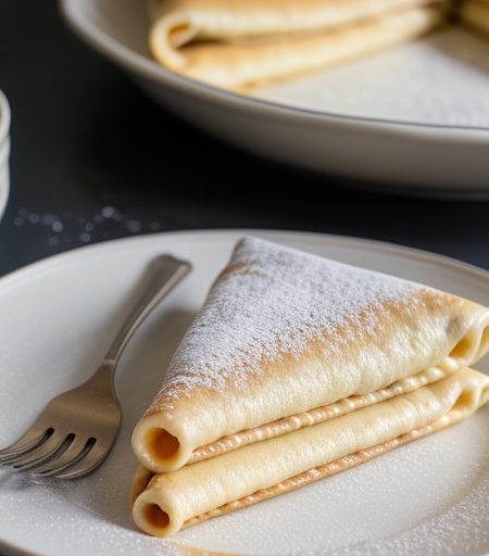 Gefuellte Flaedle - Pfannkuchen (Filled Crepes recipe image