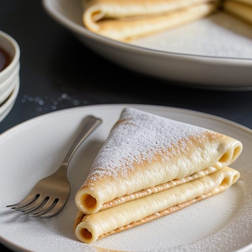 Gefuellte Flaedle - Pfannkuchen (Filled Crepes recipe image