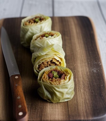 Gefullt Krautroladen (Stuffed Cabbage Rolls recipe image