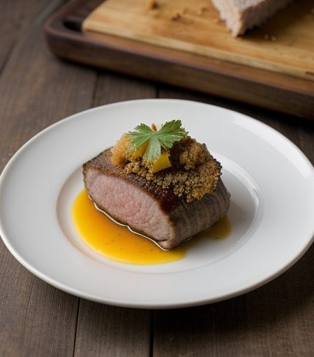 Gefullte Kalbsbrust (Stuffed Veal Breast recipe image