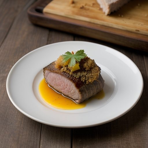 Gefullte Kalbsbrust (Stuffed Veal Breast recipe image