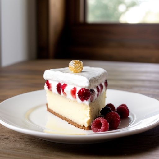 Genoise With Sweet Fromage Blanc and Berries recipe image