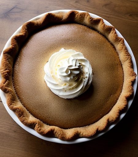 George Washington Gingerbread Cream Pie recipe image