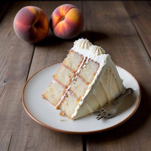 Georgia Peaches-and-Cream Cake recipe image