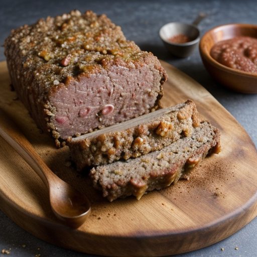 German Applesauce Meatloaf Aunt Matilda recipe image