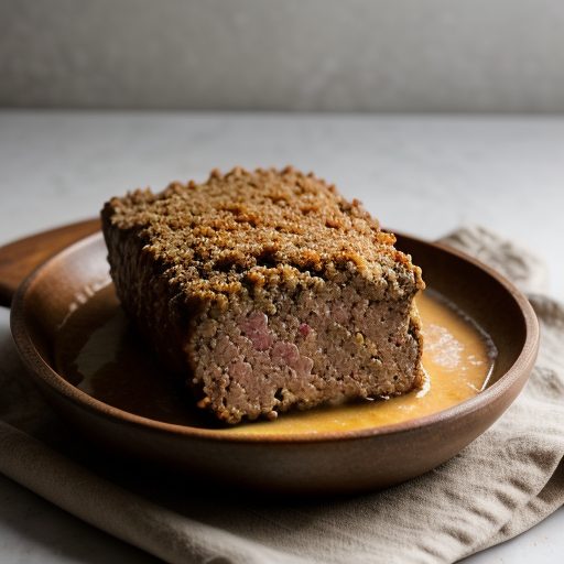 German Applesauce Meatloaf recipe image