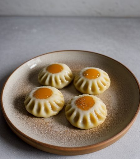 German Egg Dumplings With Chervil recipe image