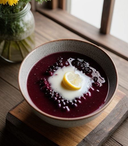 German Elderberry Soup recipe image