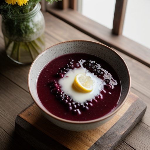 German Elderberry Soup recipe image