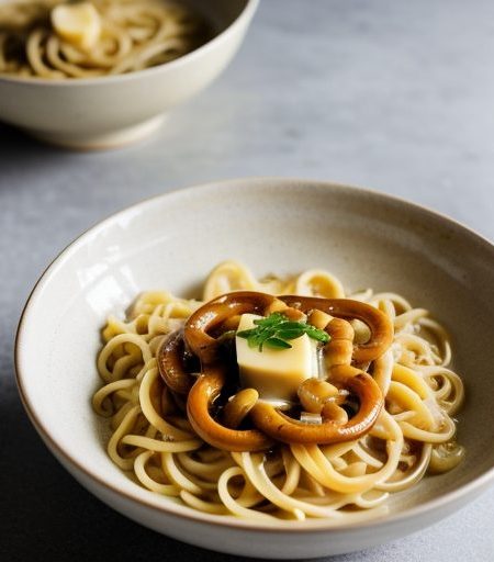 German Noodle Ring With Cheese Sauce recipe image