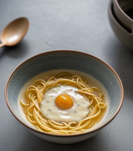 German Noodle Ring With Cheese Sauce recipe image
