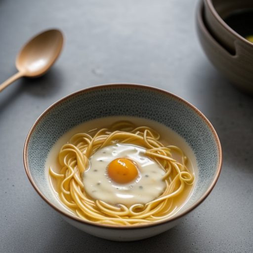 German Noodle Ring With Cheese Sauce recipe image