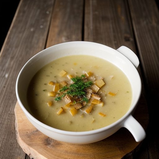German Potato Soup Plaza Inn Disney World recipe image