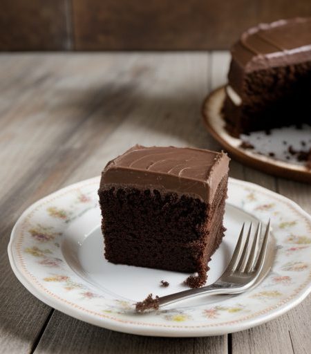 German Sweet Chocolate Snack Cake/Frosting recipe image