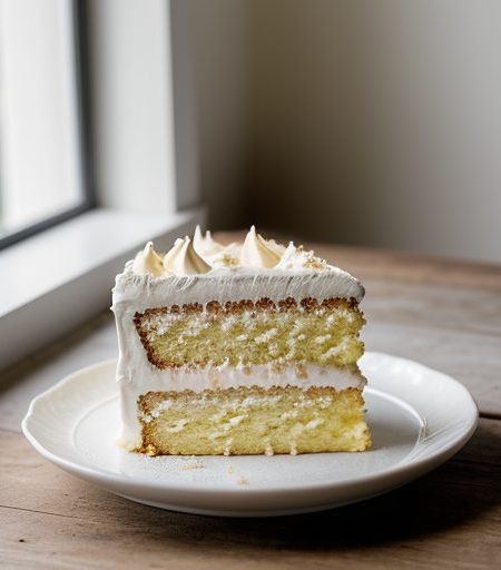 German White Chocolate Cake recipe image