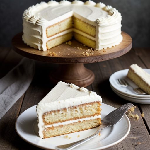 German White Chocolate Cake recipe image