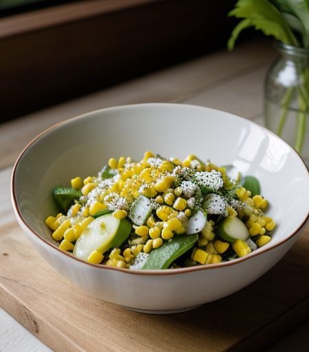 Gherkin & Hard Cheese Salad recipe image