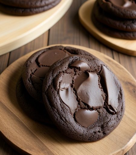 Giant Double Chocolate Chip Cookies recipe image