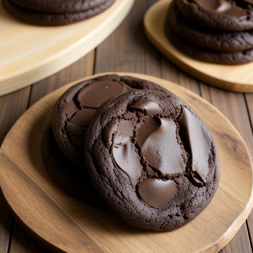Giant Double Chocolate Chip Cookies recipe image