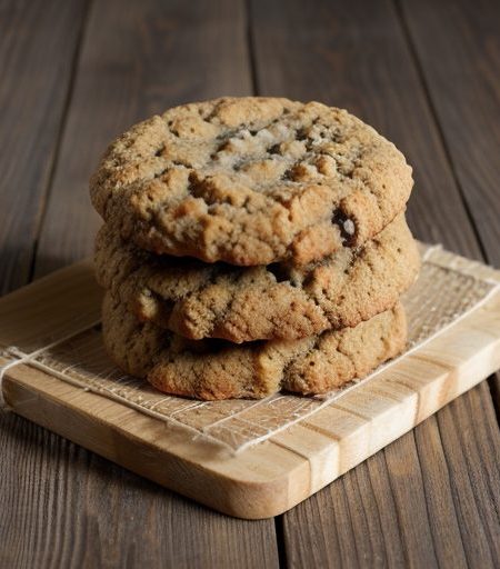 Giant Honey & Oat Cookies recipe image