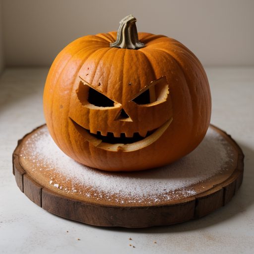 Giant Jack-O'-Lantern Cake recipe image