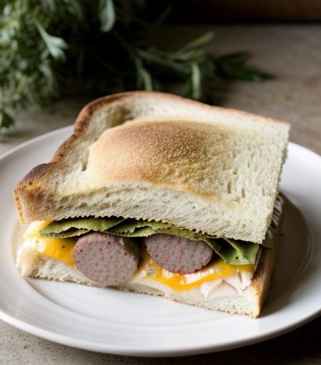 Giant Pizza Sandwich recipe image