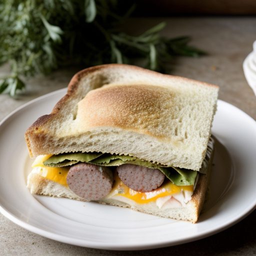 Giant Pizza Sandwich recipe image