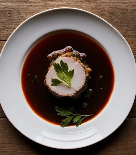Giblet Gravy With Wine recipe image