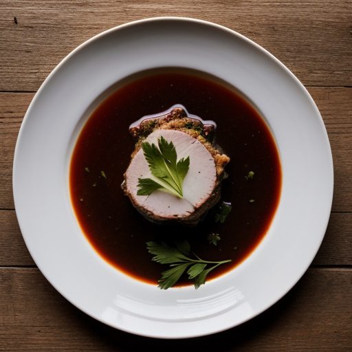 Giblet Gravy With Wine recipe image