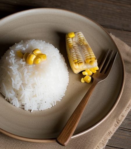 Ginataan Rice With Corn recipe image