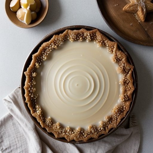 Ginger-Caramel Macadamia Pie recipe image