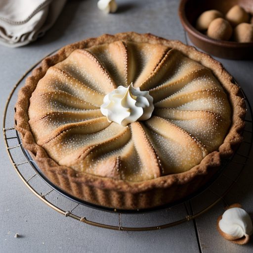 Ginger-Caramel Macadamia Pie recipe image