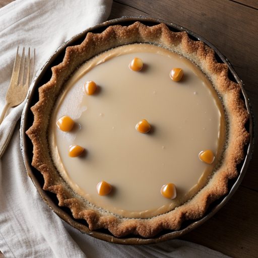 Ginger-Caramel Macadamia Pie recipe image