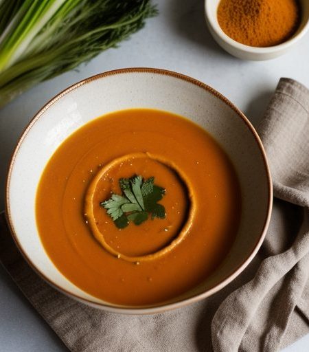 Ginger Carrot Soup (2 PTS recipe image